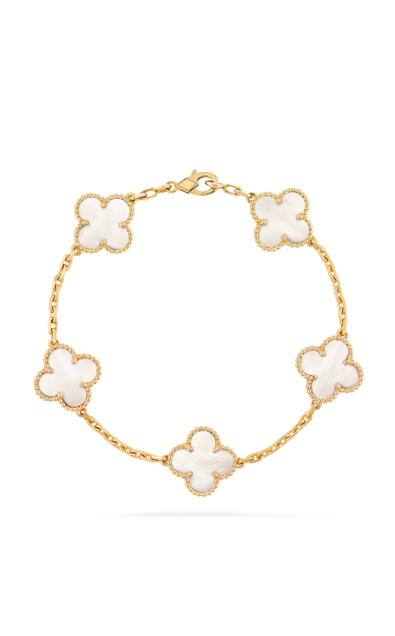 Mother of pearl - 5 Clover Bracelet